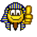 Tutankhamen Thumbs Up emoji