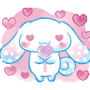 Cute Bunny Love emoji