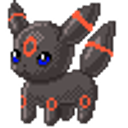 Umbreon Rainbow emoji