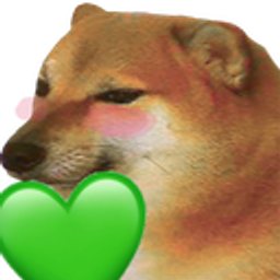 Cheems Greenheart emoji