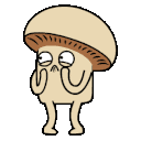 Mushroom Nervous emoji