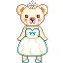 Princess Teddybear emoji