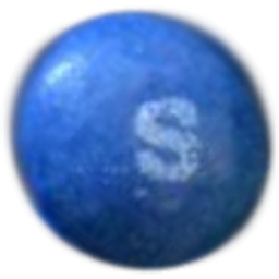 Blue Skittles emoji