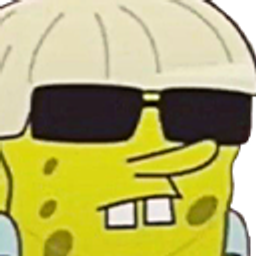Spongebob Shades Smug emoji