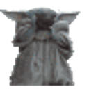 Baby Yoda Tea Sippin emoji