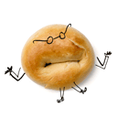 Dancing Bagel emoji