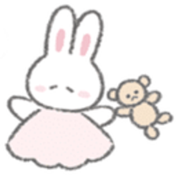 Pastel Bunny emoji
