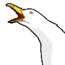 Gull Scream emoji