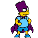 Bartman Simpsons emoji