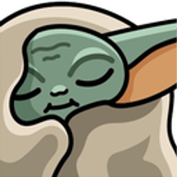 Grogu Zzz emoji