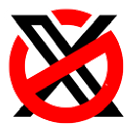 No X emoji