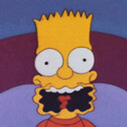 Bart Simpson Scream emoji