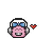 Knuddels Headphones Girl emoji