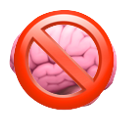 No Thinking emoji