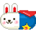 Super Bunny emoji