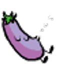 Eggplant Sleep emoji