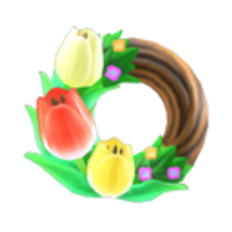 Tulip Wreath emoji