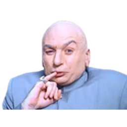 Drevil emoji