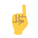 Pointupindex emoji