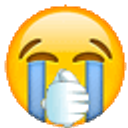 Sob Clapping emoji