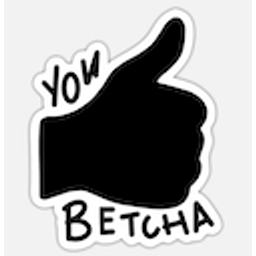 You Betcha Sticker emoji