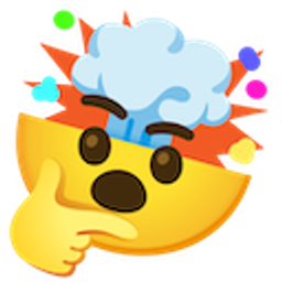 Thinking Mind Blown emoji