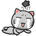 Grey Cat emoji