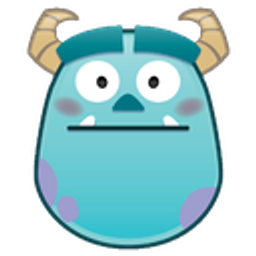 Sulley Flushed emoji
