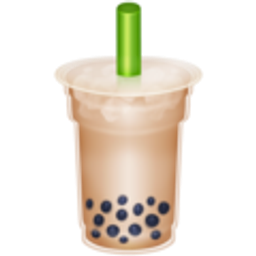 Boba Parrot emoji