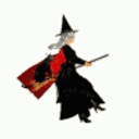 Witch Flying emoji