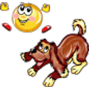 Dog Bounce emoji