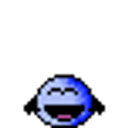 Excited Blue emoji