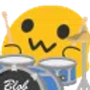 Blob Drum emoji
