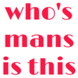 Whosmanisthis emoji