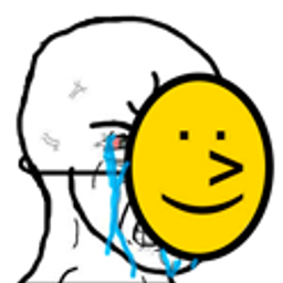 Crying Behind Mask emoji