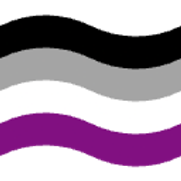 Flag Asexual emoji