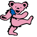 Grateful Dead Bear Pink emoji