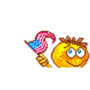 Goldfish Party Hat Wave emoji