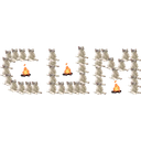 Catsittingverycumfortablearoundacampfirewithitsfriends emoji