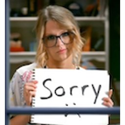 Taylor Sorry emoji