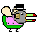 Nyan Melonbird emoji