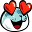 Heart Eyes Seal emoji