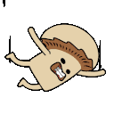 Mushroom Falling emoji