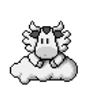 Angel Cow emoji