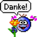 Danke Flower emoji