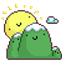 Sunny Mountain emoji