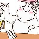 Strong Bunny Paperwave emoji