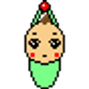 Hanging Baby Boy emoji