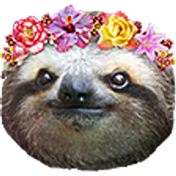 Festival Sloth emoji
