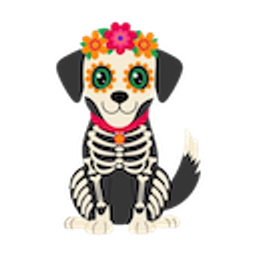 Dayofthedead Dog emoji